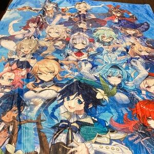 Anime Character Print throw